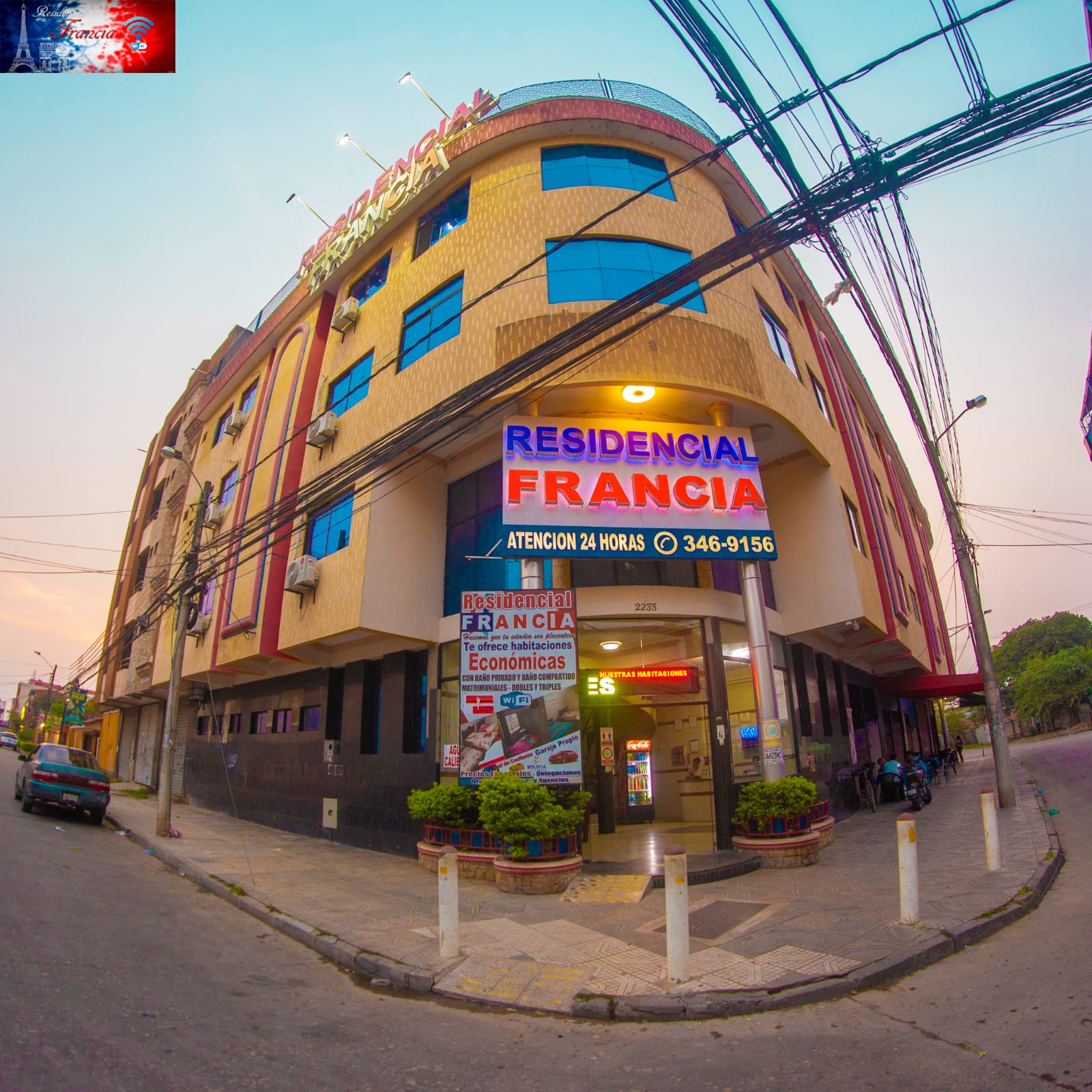 Fachada del Residencial Francia
